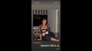 Cardi B's response to Kim Kardashian using her song. (Photo via Cardi B's Instagram Story)